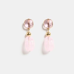 Laura Two-Tier Dangle Earrings