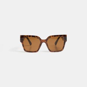 Laura Square Tortoiseshell Sunglasses