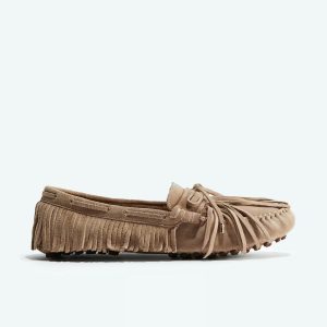 H&M Fringed Suede Loafers