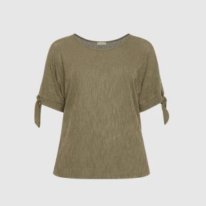 LAURA Tied Sleeves Top