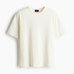 H&M Regular Fit Waffled T-Shirt