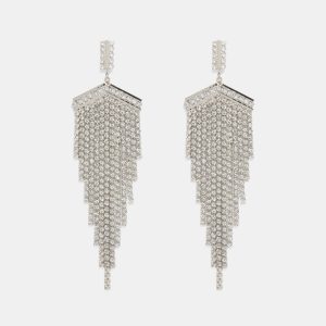 Laura Triangular Chandelier Earrings
