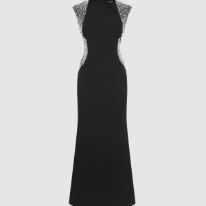 LAURA Crystal Embellished Dress