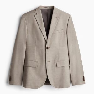 H&M Slim Fit Single-Breasted Jacket