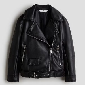 H&M Oversized Biker Jacket