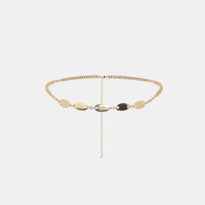Laura Chain Link Oval Disc Belt