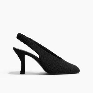 H&M Slingback Bouclé Pumps