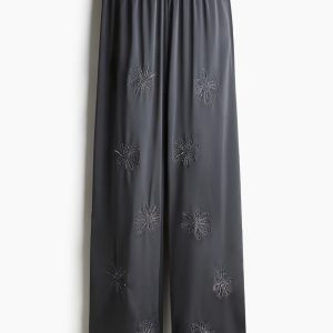 H&M Embroidered Pants