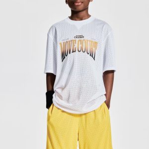 H&M Printed Mesh Sports Shirt with DryMove™
