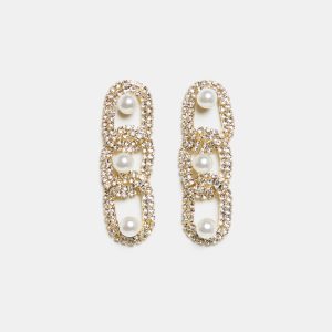 Laura Tiered Oval Earrings