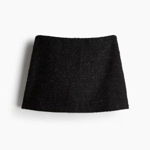 H&M GLITTERY MINI SKIRT