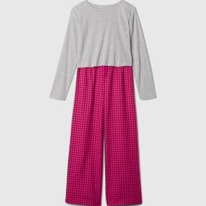 Gap Kids Recycled Flannel PJ Set
