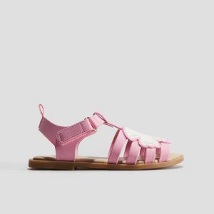 H&M APPLIQUÉD SANDALS