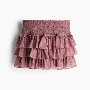 H&M TIERED MINI SKIRT