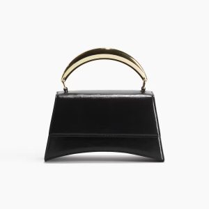 H&M METAL-HANDLE HANDBAG