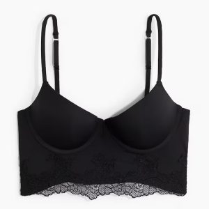H&M MICROFIBER DEMI PUSH-UP BUSTIER