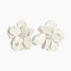 H&M FLOWER-SHAPED EARRINGS