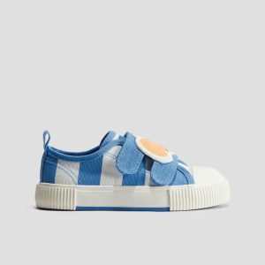 H&M COTTON CANVAS TRAINERS