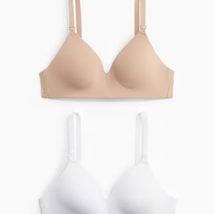 H&M MAMA 2-PACK PADDED NURSING BRAS