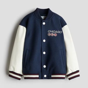 H&M PADDED BASEBALL JACKET