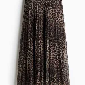 H&M PLEATED MESH SKIRT