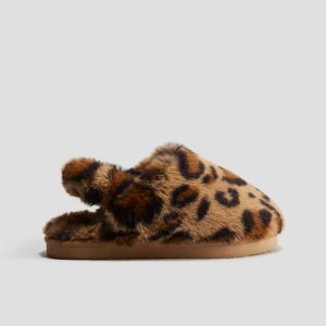 H&M FLUFFY-LINED SLIPPERS