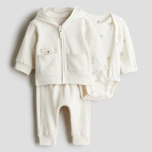 H&M 3-PIECE COTTON SET