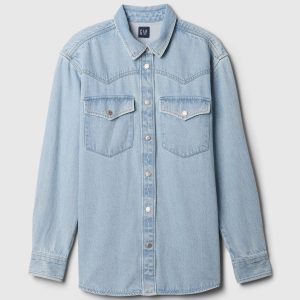 Gap UltraSoft Western Shirt Jacket