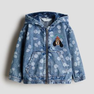 H&M HOODED DENIM JACKET