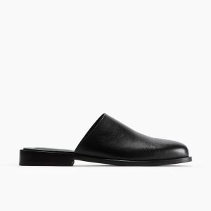 H&M COATED MULES