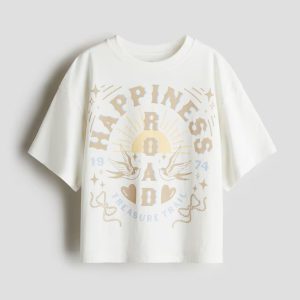 H&M OVERSIZED COTTON T-SHIRT