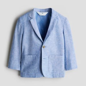 H&M LINEN-BLEND JACKET