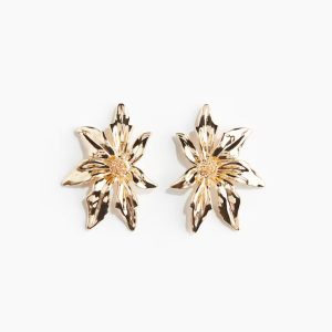 H&M FLOWER-SHAPED EARRINGS