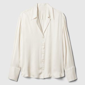 Gap Satin Relaxed Shirt