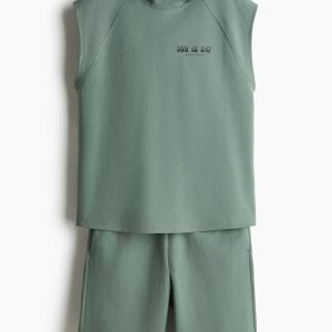 H&M 2-PIECE JERSEY SPORTS SET