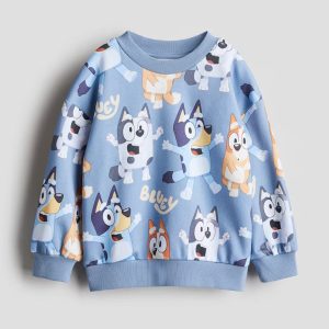 H&M OVERSIZED PRINTED SWEATSHIRT