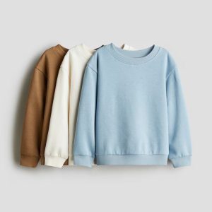 H&M 3-PACK SWEATSHIRTS