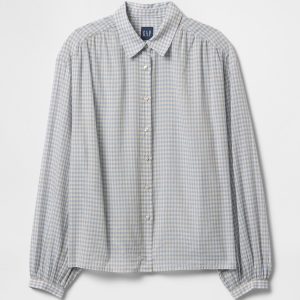 Gap Relaxed Button-Front Shirt