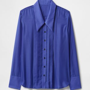 Gap Sheer Classic Tuxedo Shirt