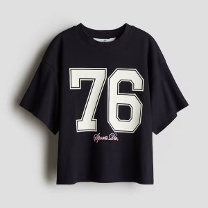 H&M OVERSIZED COTTON T-SHIRT