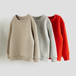 H&M 3-PACK SWEATSHIRTS