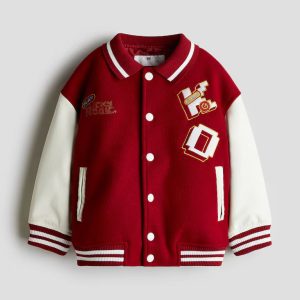 H&M BASEBALL JACKET WITH COLLAR