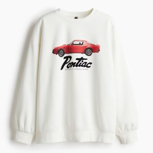 H&M Oversized Printed Sweatshirt