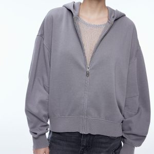 H&M Printed Hooded Jacket
