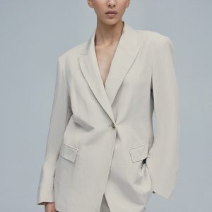 H&M Linen-Blend Blazer