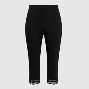 LAURA Lace Trim Capris