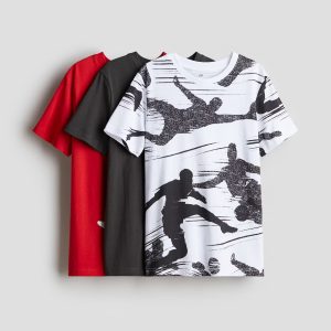 H&M 3-pack Cotton T-shirts
