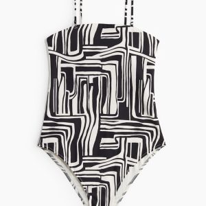 H&M Padded-Cup Bandeau Swimsuit