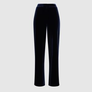 LAURA Olivia Velvet Wide Leg Pants - Regular