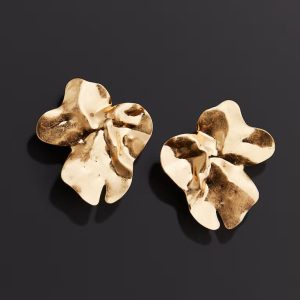 H&M PETAL-SHAPED EARRINGS